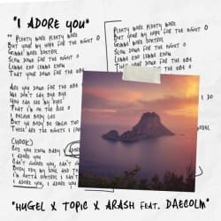 Portada HUGEL & Topic & Arash - I Adore You (feat. Deacolm)