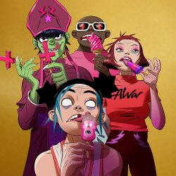Portada Gorillaz - New Gold (Dom Dolla Remix)