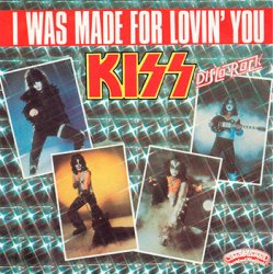 Portada KISS - I Was Made For Lovin' You