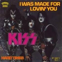 Portada Kiss - I was made for loving you