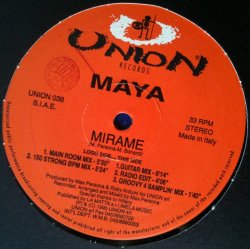 Portada Maya - Mirame (Main Room Mix)