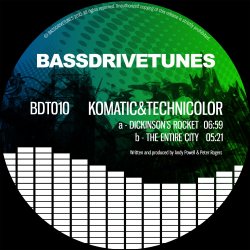 Portada Technicolour & Komatic - The Entire City