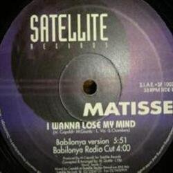 Portada Matisse - I Wanna Lose My Mind (Blue Harmony Version)