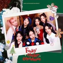 Portada NMIXX - Funky Glitter Christmas