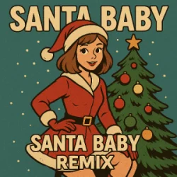 Portada Ariana Grande - Santa Baby (Eliza May Remix)