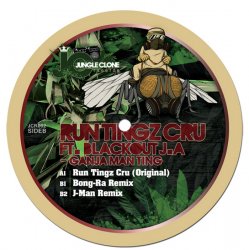 Portada Run Tingz Cru feat. Blackout J.A. - Ganja Man Ting (Bong-Ra Remix)