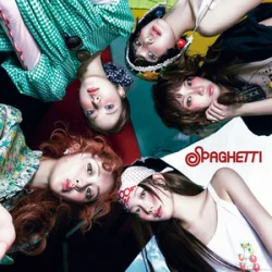 Portada LE SSERAFIM & j-hope - SPAGHETTI