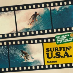 Portada Luke James Shaffer & Tropical Tide & Garnic - Surfin' U.S.A