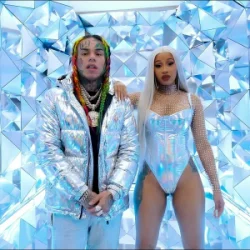 Portada 6IX9INE & Cardi B & Lil Baby - UNTOUCHABLE