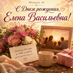 Portada Minatrix AI - С Днем рождения, Елена Васильевна!