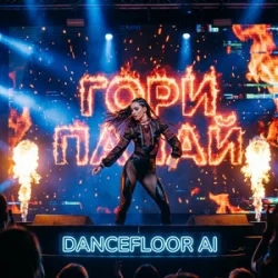 Portada Dancefloor AI - ГОРИ ПАЛАЙ