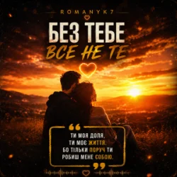 Portada ROMANYK7 - Без Тебе Все Не Те