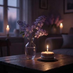 Portada Lonely Lilac Branch