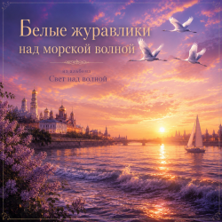 Portada Белые журавлики над морской волной