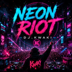 Portada DJ.kwaki - Neon Riot