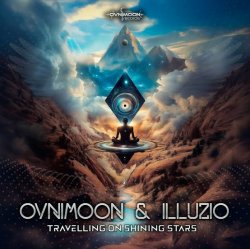 Portada Ovnimoon & Illuzio - Travelling On Shining Stars