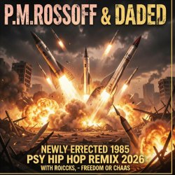 Portada P.M.Rossoff & DaDeD - Newly Erected 1985. Psy-Industrial Rap Remix 2026. Radio Edit