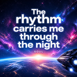 Portada The rhythm carries me through the night