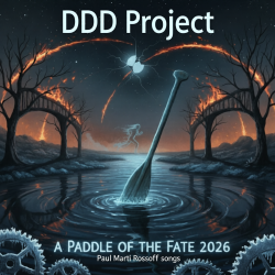 Portada P.M.Rossoff & DDD Project - A Paddle of the Fate. Techno Remix 2026