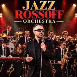 Portada Jazz Rossoff Orchestra - The Lost Umbrella Club 1997. Jazz orchestra version 2019. Remastered 2026