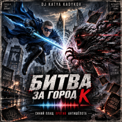 Portada DJ Katya Kadykov - Битва за город К (Синий Плащ против Антишёпота)