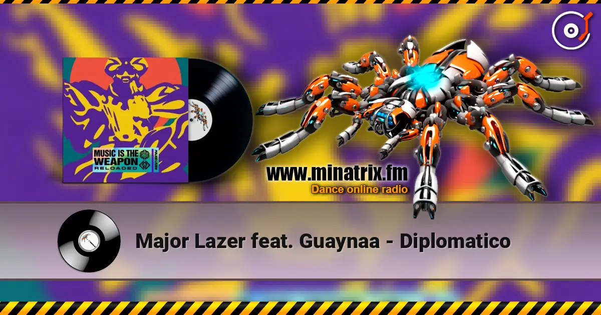 Major Lazer feat. Guaynaa - Diplomatico escuchar online en alta calidad | Minatrix.FM