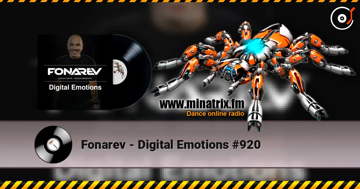 Fonarev - Digital Emotions #920 escuchar online en alta calidad | Minatrix.FM