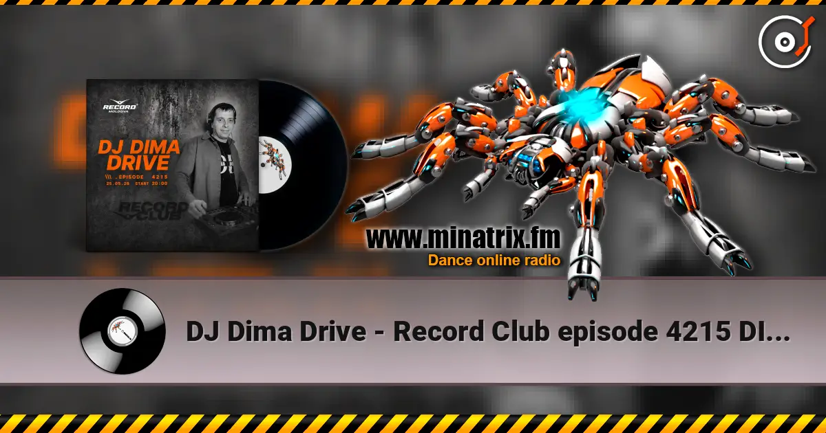 DJ Dima Drive - Record Club episode 4215 DIMADRIVE (2026-25-05) no jingles escuchar online en alta calidad | Minatrix.FM
