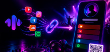 Nueva actualización de Minatrix.FM: todas tus redes sociales en un solo enlace