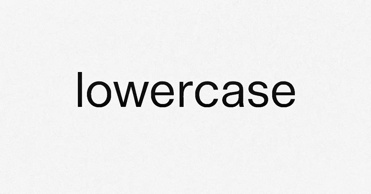 Lowercase — la música del silencio y del sonido microscópico
