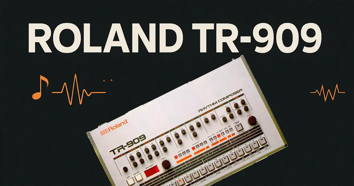Roland TR-909 — la máquina de ritmos que cambió la música electrónica para siempre