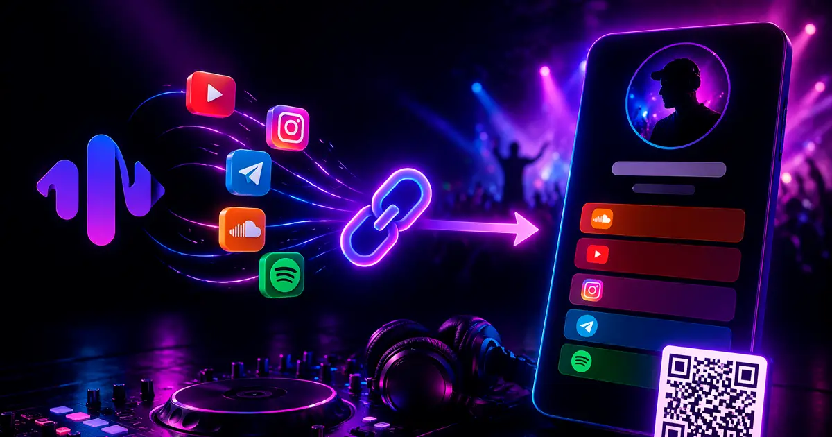 Nueva actualización de Minatrix.FM: todas tus redes sociales en un solo enlace