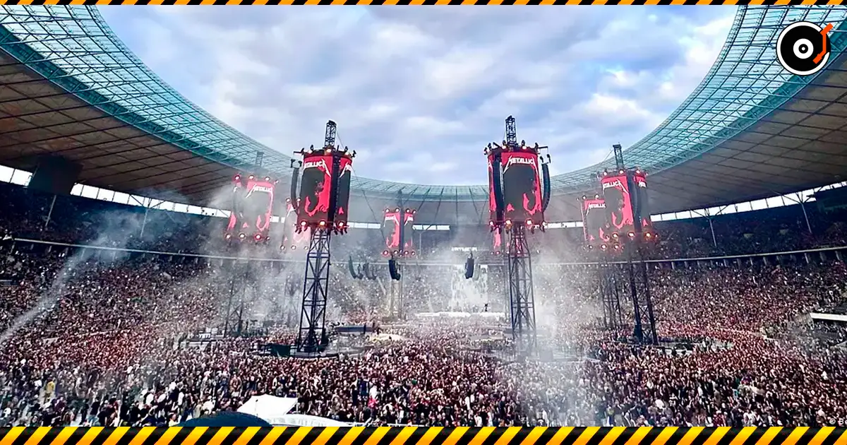 Metallica establece un nuevo récord en el Estadio Olímpico de Berlín