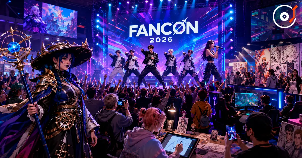 FANCON 2026 en Kyiv: cultura pop, K-pop y música