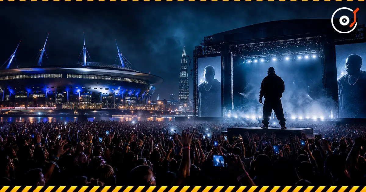 Kanye West en Rusia: conciertos de Ye en San Petersburgo el 10 y 11 de octubre de 2026
